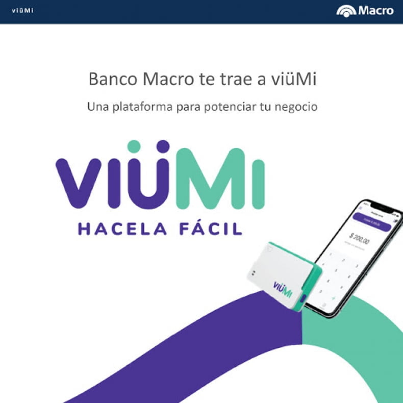Banco Macro trae a viüMi, una plataforma digital que ofrece distintas modalidades de cobro
