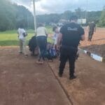 Captada en cámaras: automovilista ebria chocó y fue detenida en Posadas
