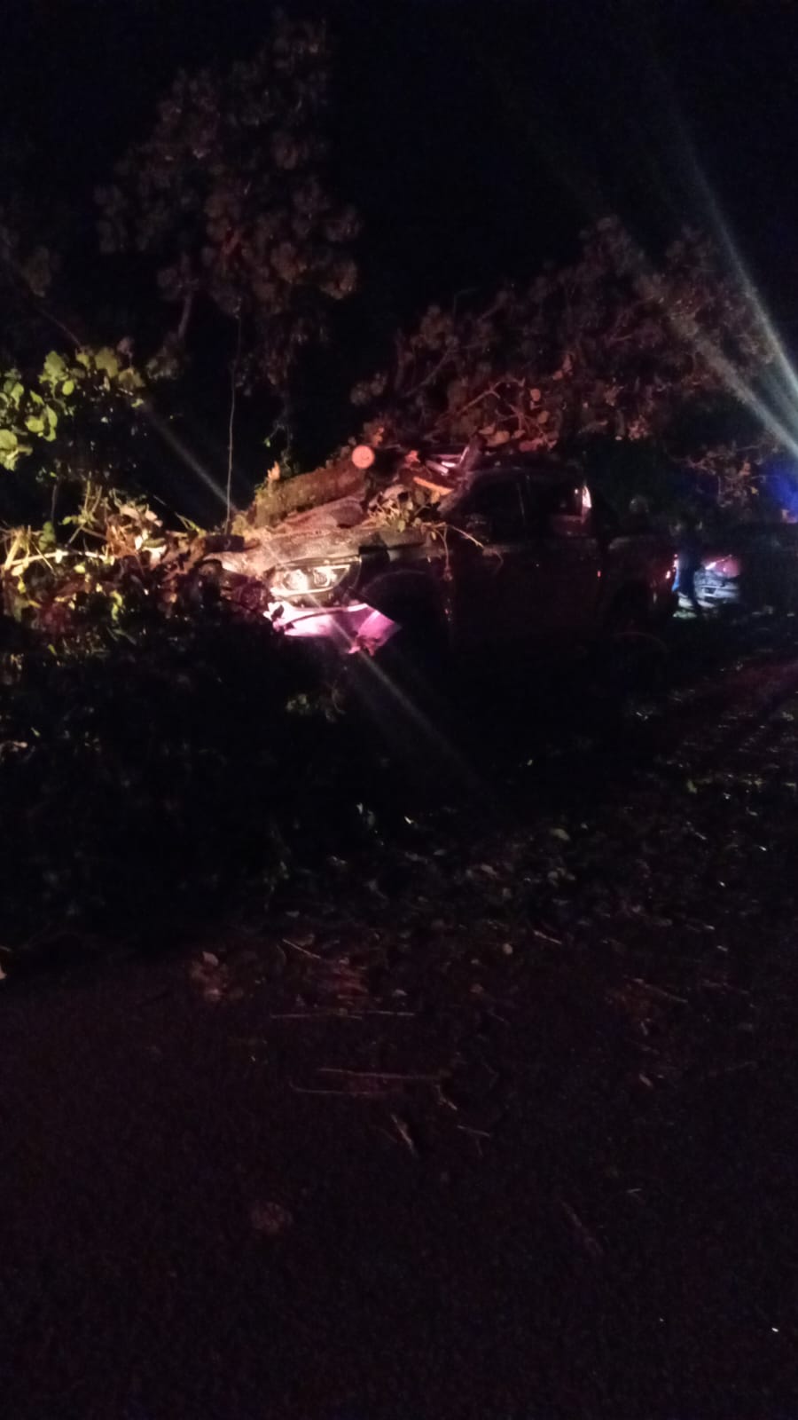 Colisión en cadena con una persona lesionada en Santiago de Liniers