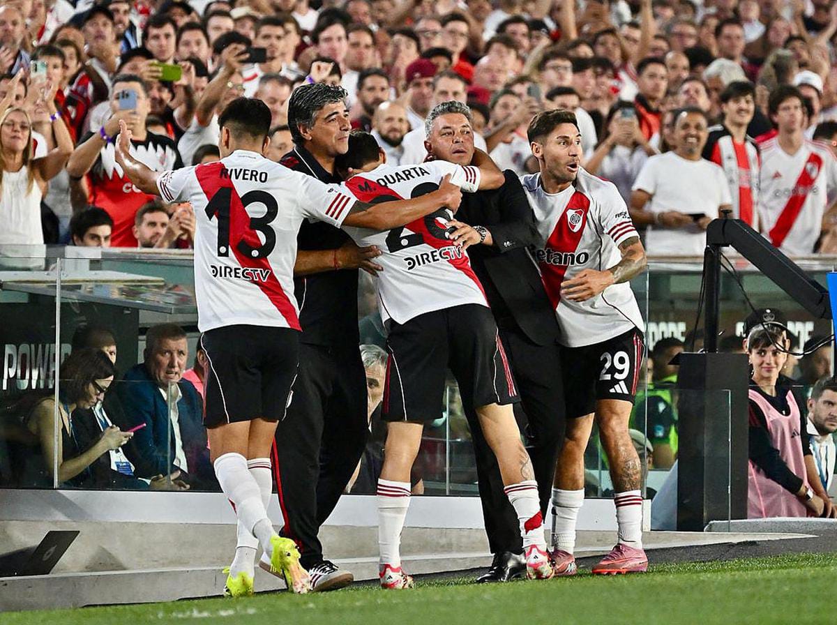 River despidió a Gallardo con un triunfo ante Banfield en el Monumental