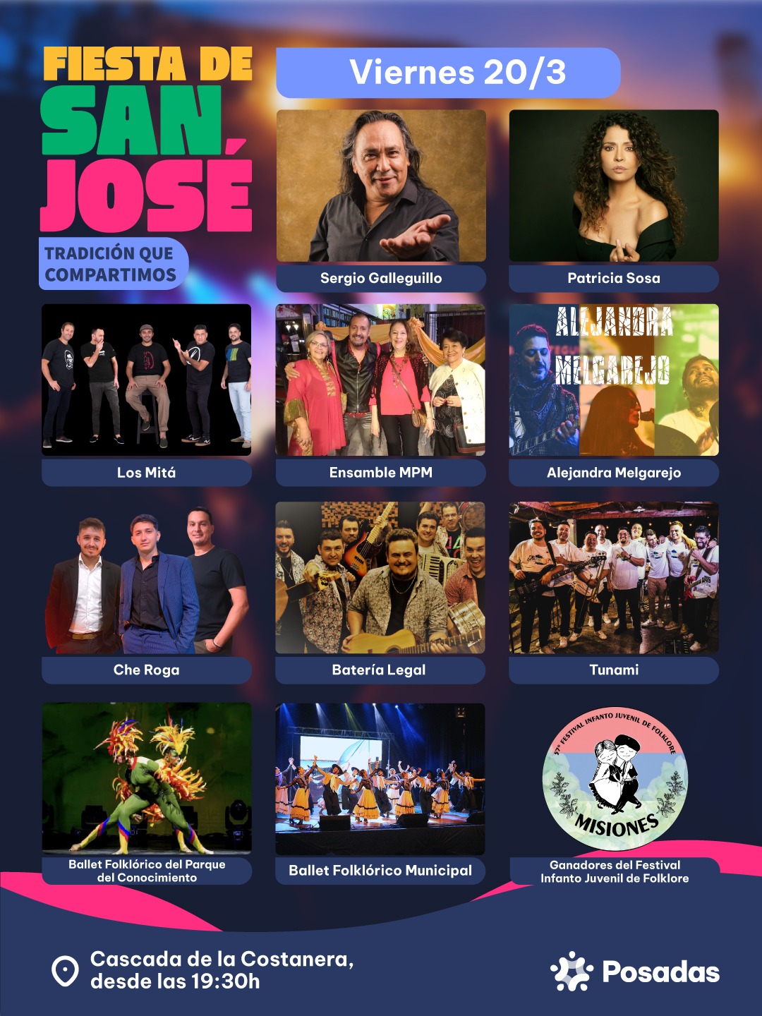 Posadas presentó la segunda edición de la Fiesta de San José en el Parque La Cascada