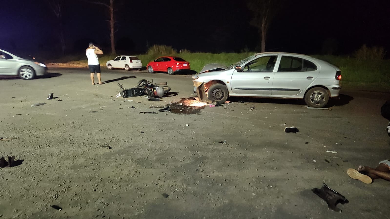 Manejaba alcoholizado y chocó a un motociclista en Posadas