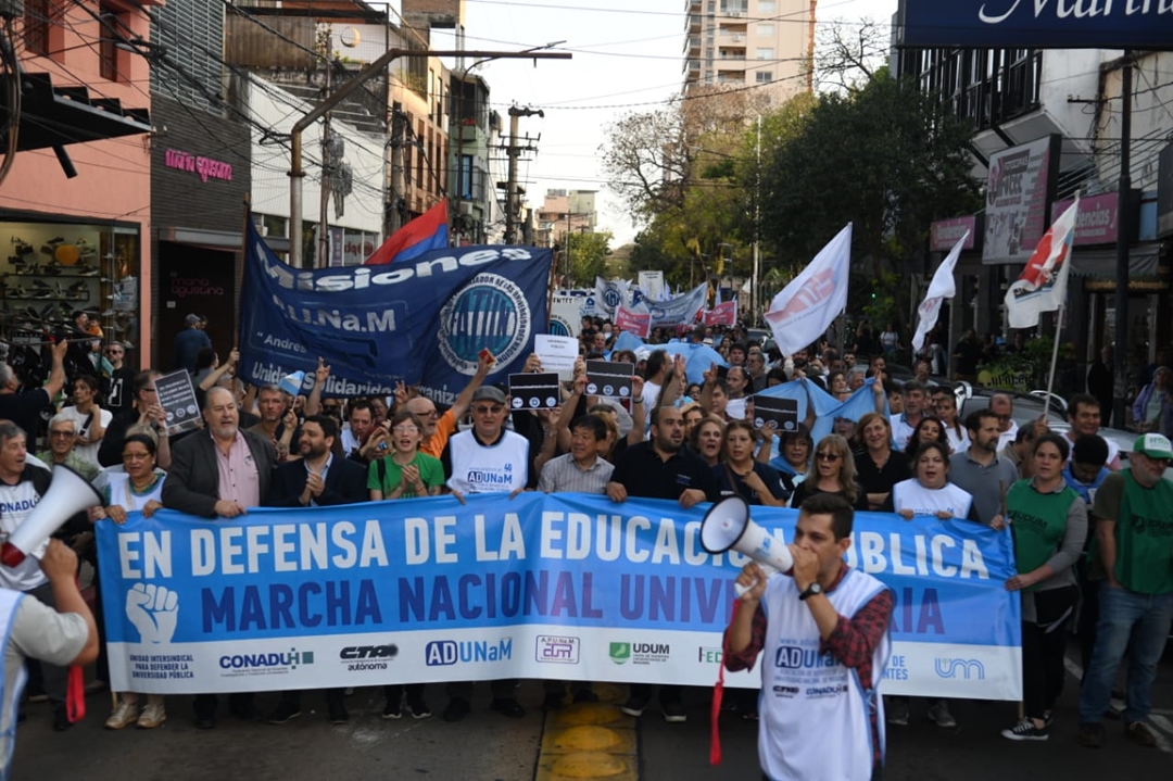 Nueva marcha universitaria en todo el país por financiamiento y salarios