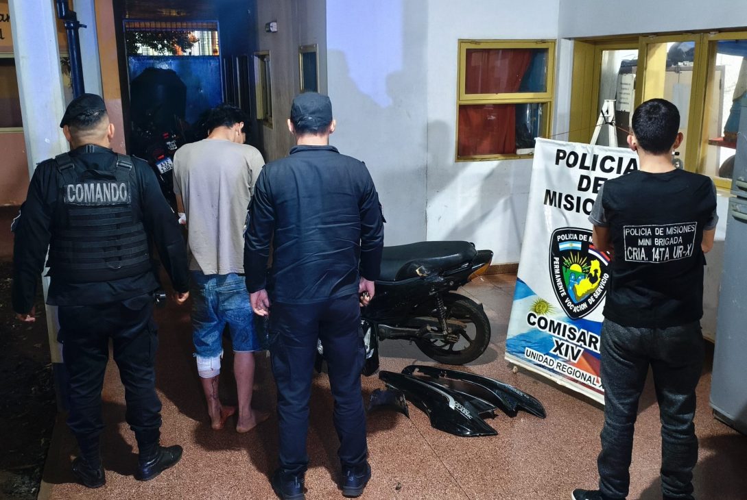 Robo, choque y fuga: el 911 siguió sus movimientos y terminó detenido