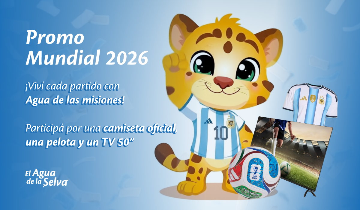Agua de las misiones lanzó la “Promo Mundial 2026” con importantes premios para sus seguidores
