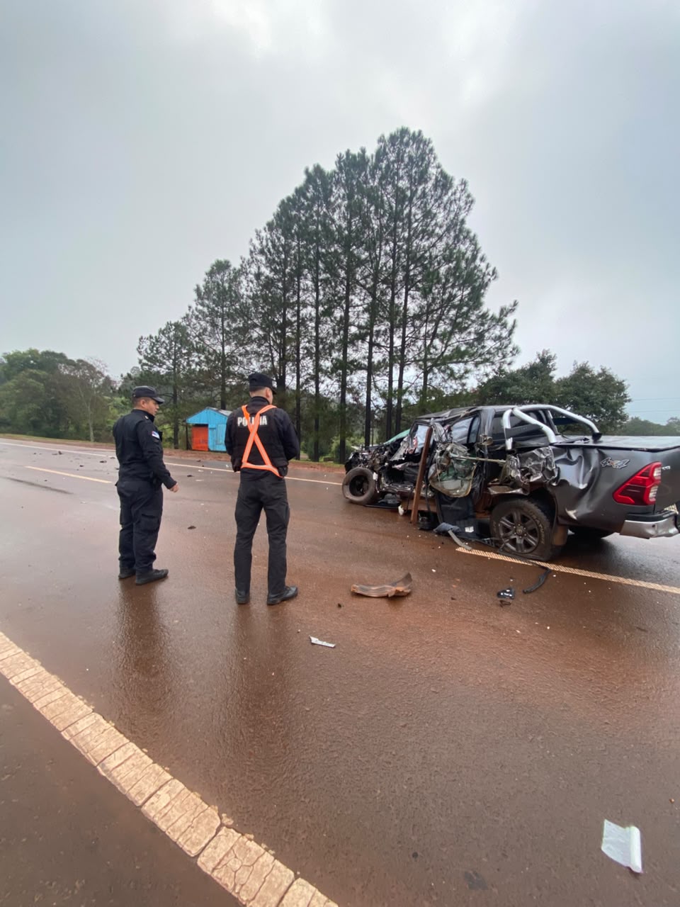 Fracrán: dos personas resultaron lesionadas en un siniestro vial sobre la Ruta Nacional 14