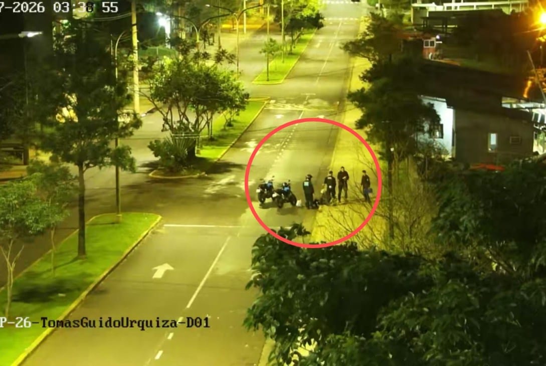 La policía detuvo a un hombre que robaba cables en plena madrugada en Posadas