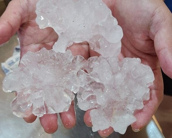 Temporal en Misiones: granizada durante la madrugada y alerta meteorológica vigente