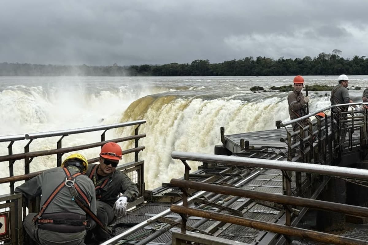 Medida preventiva en Cataratas: la Garganta del Diablo estará cerrada, pero funcionan los demás circuitos