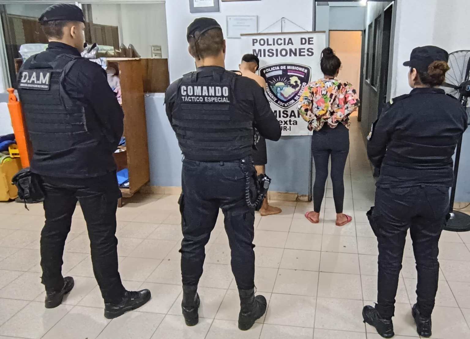 Operativos en las chacras 128 y 129 de Posadas terminaron con cinco arrestados y efectivos agredidos
